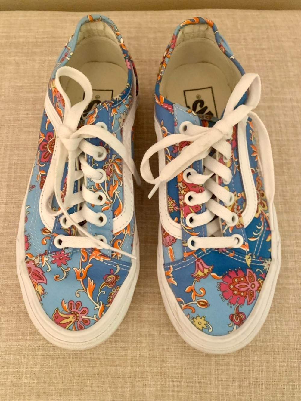 VANS LIBERTY FLORAL OLD SKOOL SNEAKERS 5.5 - Picture 11 of 11